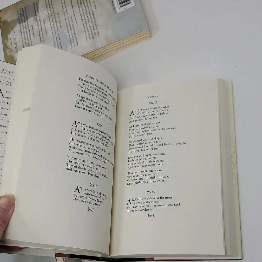 Emily Dickinson Collected Poems Book, Billy Collins, William Harmon Book Bundle